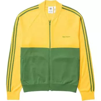 Adidas X Wales Bonner нейлоновый трикотажный топ для трека Adidas Originals, зеленый