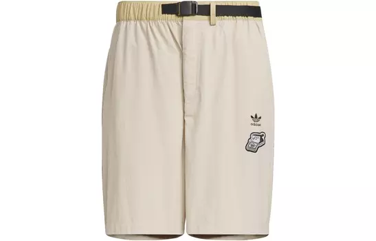Adidas X Yu Nagaba SS23 Cobranded Series Casual Shorts Men Khaki Adidas Originals, хаки