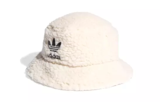 Adidas Женская панама из переработанного полиэстера белого цвета
