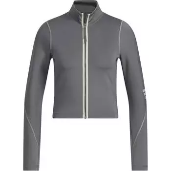 Adidas Женская толстовка FW24, темно-серая/желтая