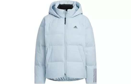 Adidas Женский пуховик, Светло-синий