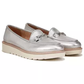 Adiline бит мокасины Naturalizer, серебряный