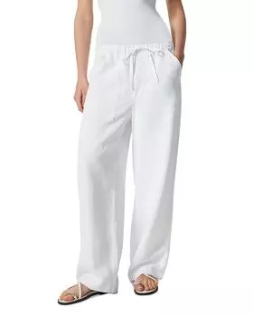 Адина Широкие Брюки с Завышенной Талией rag & bone, белый