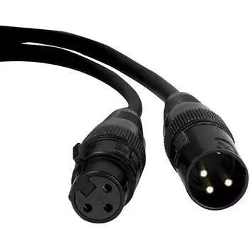 ADJ American DJ Accu-Cable 3-контактный DMX-светильник Эффект 22 AWG Кабель 15 футов 3PIN-15FT