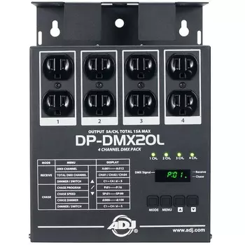 ADJ DP-DMX20L 4-канальный диммер DMX American DJ DP-DMX20L-DJ