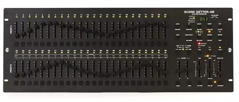 ADJ Scene Setter 48 48-канальная диммерная консоль DMX American DJ SCENE-SETTER 48