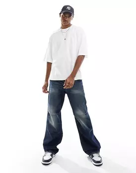 ADPT – белая футболка оверсайз