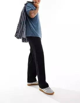 ADPT – Черные широкие джинсы