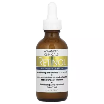 Advanced Clinicals Сыворотка с ретинолом против морщин, 1,75 жидк. унции (52 мл)