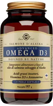 Advanced Omega D3 120Prl Soft Cardiac Wellbeing Solgar