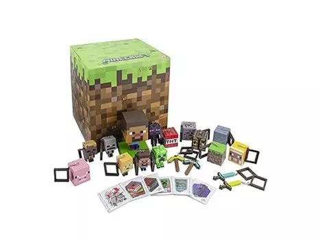 Адвент-календарь Paladone Minecraft 2022 с гаджетами — 24-дневный обратный отсчет к Рождеству, многоцветный PP9096MCF