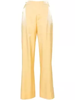 AERON брюки Vapor с эффектом металлик, желтый