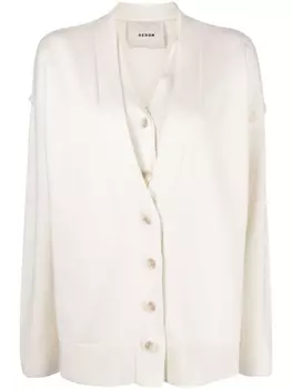 AERON двухслойный кардиган Veloute, белый