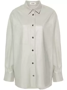 AERON кожаная рубашка Ingrid, зеленый