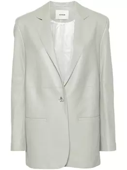 AERON кожаный блейзер Mercedes, зеленый