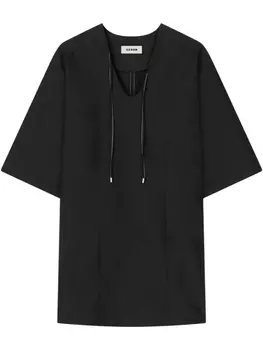 AERON поплиновое платье, черный