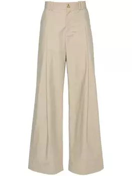 AERON поплиновые брюки палаццо Wellen, нейтральный цвет