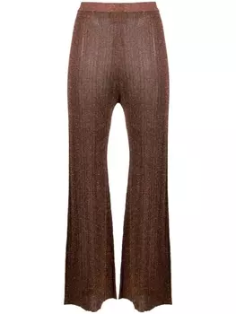 AERON расклешенные брюки Shale, коричневый
