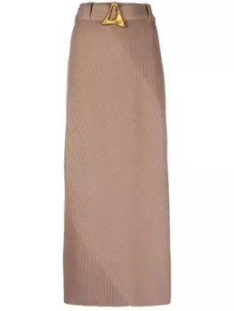 AERON трикотажная юбка Avalon с поясом, нейтральный цвет