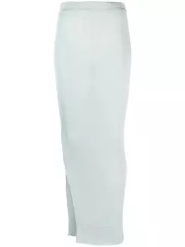 AERON трикотажная юбка с завышенной талией, синий