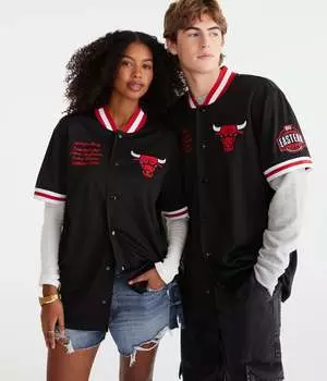 Aeropostale Chicago Bulls Топ, черный