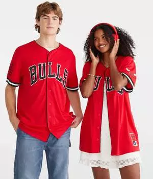Aeropostale Chicago Bulls Топ, красный