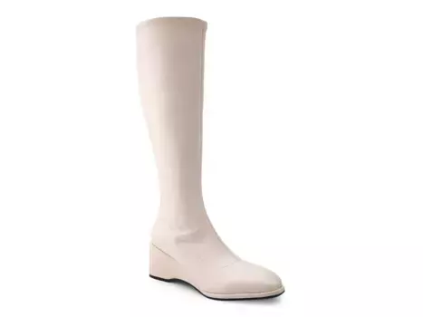 Aerosoles Angela Wedge Boot, Eggnog Ivory