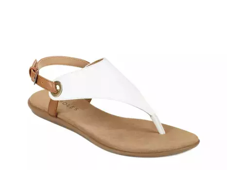 Aerosoles In Conchlusion Sandal, Белый/Коньячный