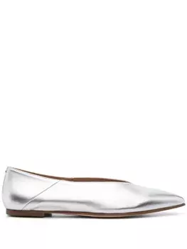 Aeyde балетки Moa, серебристый