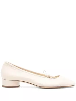 Aeyde балетки с ремешками, нейтральный цвет