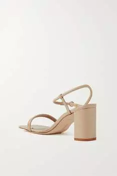 AEYDE кожаные сандалии Helene, бежевый