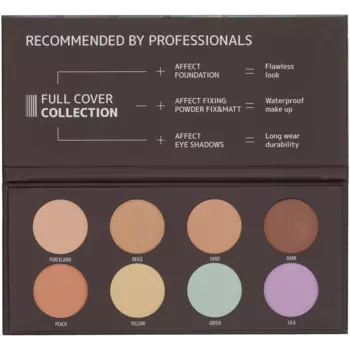 Affect Cover Collection палетка для контуринга лица, 24 г