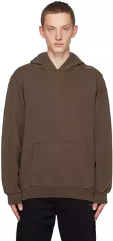 AFFXWRKS Коричневый худи с вышивкой