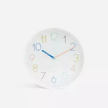 Afia Acctim Настенные часы с многоцветным номером, разноцветный