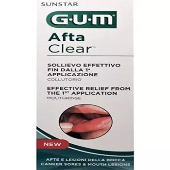 Афтаклир ополаскиватель 120мл, Gum