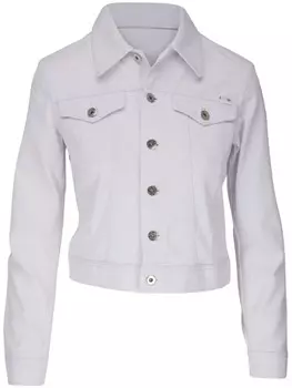 AG Jeans джинсовая куртка Robyn на пуговицах, белый