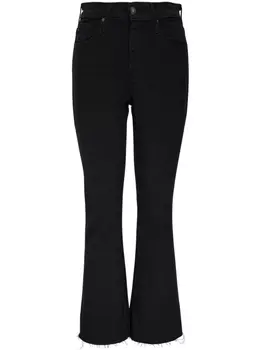 AG Jeans джинсы bootcut с завышенной талией, черный