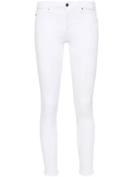 AG Jeans джинсы скинни средней посадки, белый