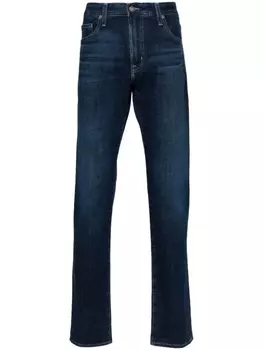 AG Jeans прямые джинсы Tellis с нашивкой-логотипом, синий