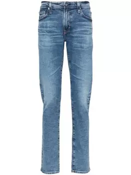AG Jeans узкие джинсы Dylan средней посадки, синий