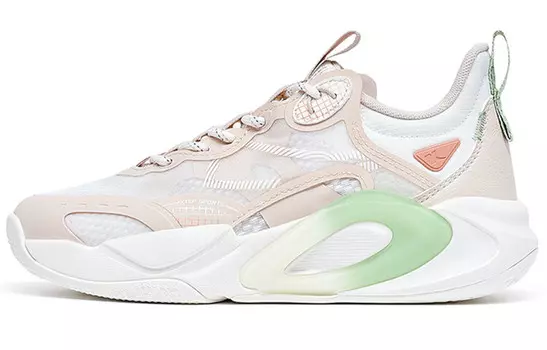 AG LVL UP 1 Туфли женские с низким верхом Sail белые/слоновая кость белые Xtep