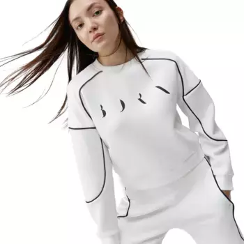 Agda Born Living Yoga Женская толстовка, кремово-белый