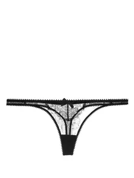 Agent Provocateur кружевные трусы-стринги Kiya, черный