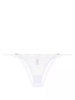 Agent Provocateur трусы-брифы Lorna с кружевом, белый