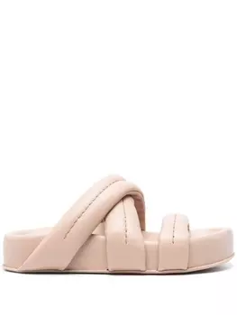 AGL босоножки Jane с дутыми ремешками, розовый