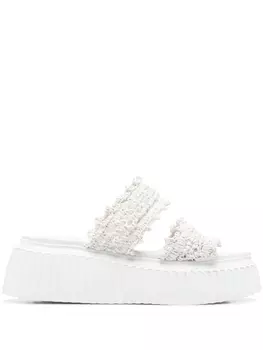 AGL мюли с ремешками, белый