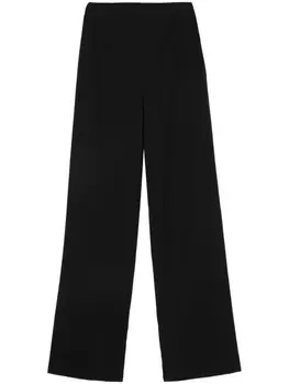 Agnona брюки широкого кроя, черный