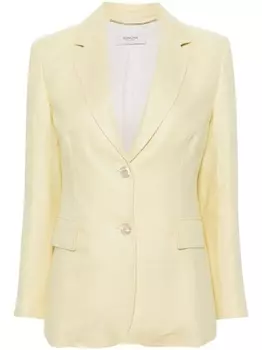 Agnona льняной пиджак, желтый