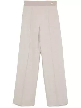 Agnona меланжевые брюки, нейтральный цвет