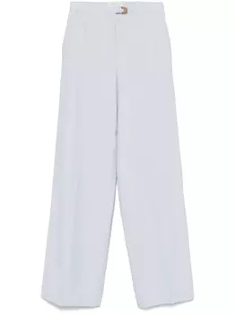 Agnona широкие брюки строгого кроя, синий